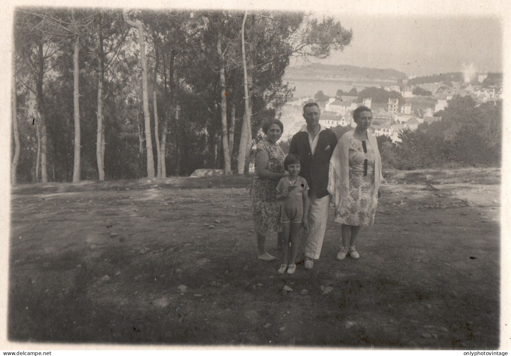 Francia 1929, Panorama Di Un Luogo Da Identificare, Foto, Vintage Photo - Plaatsen