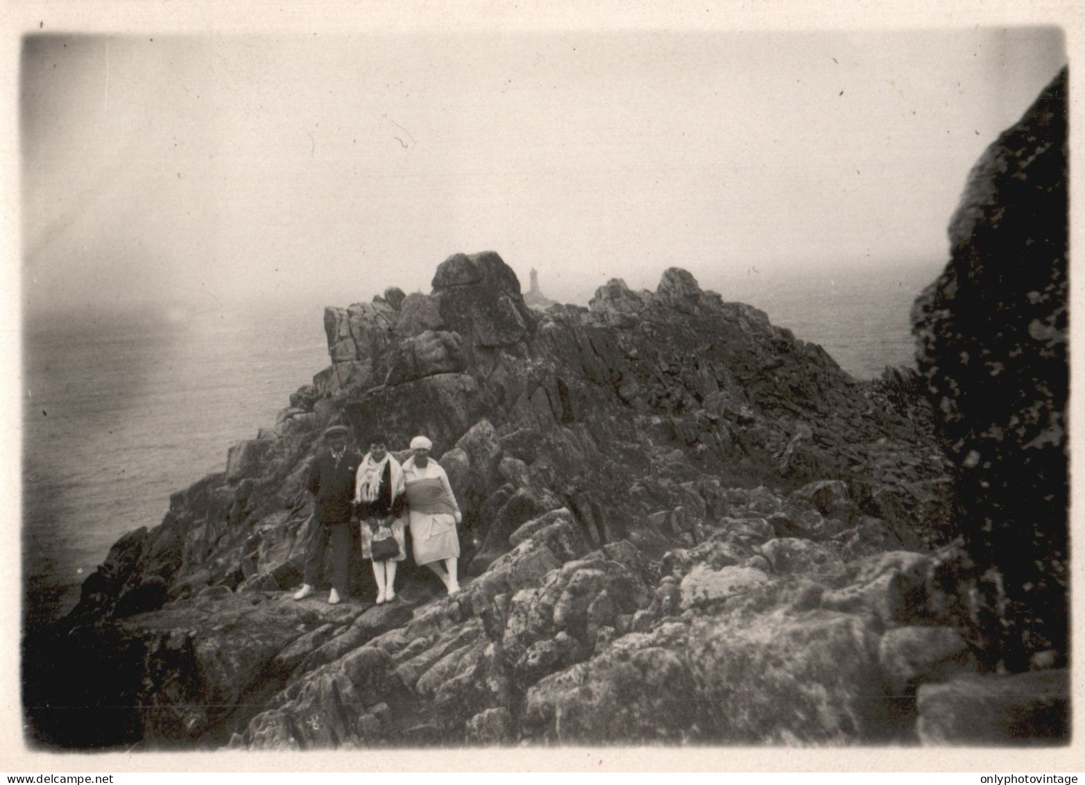 Francia 1929, Pointe Du Raz, Panorama, Fotografia Epoca, Vintage Photo - Plaatsen