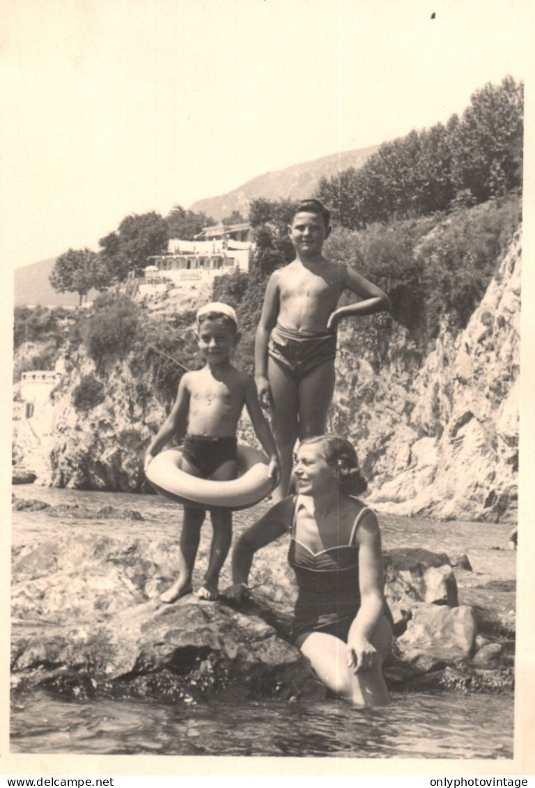 Vietri Sul Mare (SA) 1956, Scorcio Panoramico, Foto Epoca, Vintage Photo - Plaatsen