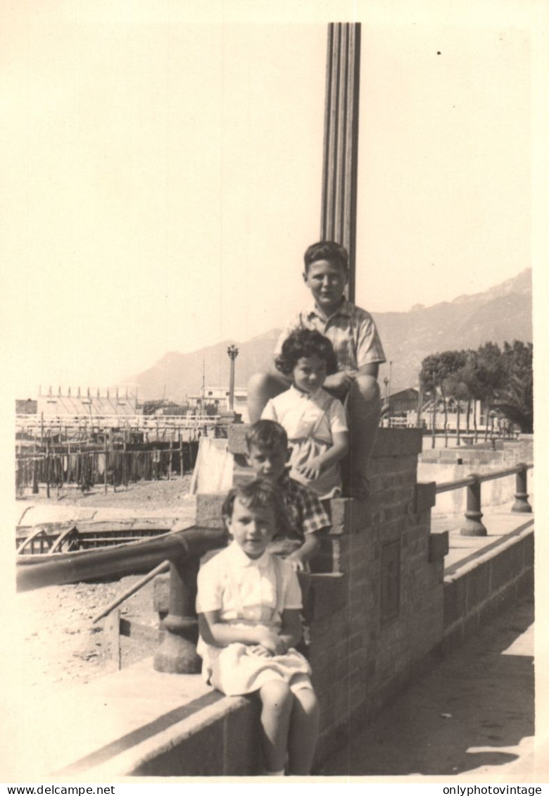 Vietri Sul Mare (SA) 1956, Scorcio Panoramico, Foto Epoca, Vintage Photo - Plaatsen