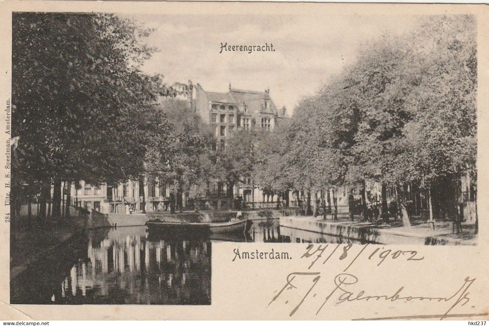 Amsterdam Heerengracht Levendig Gouden Bocht # 1902    3973 - Amsterdam