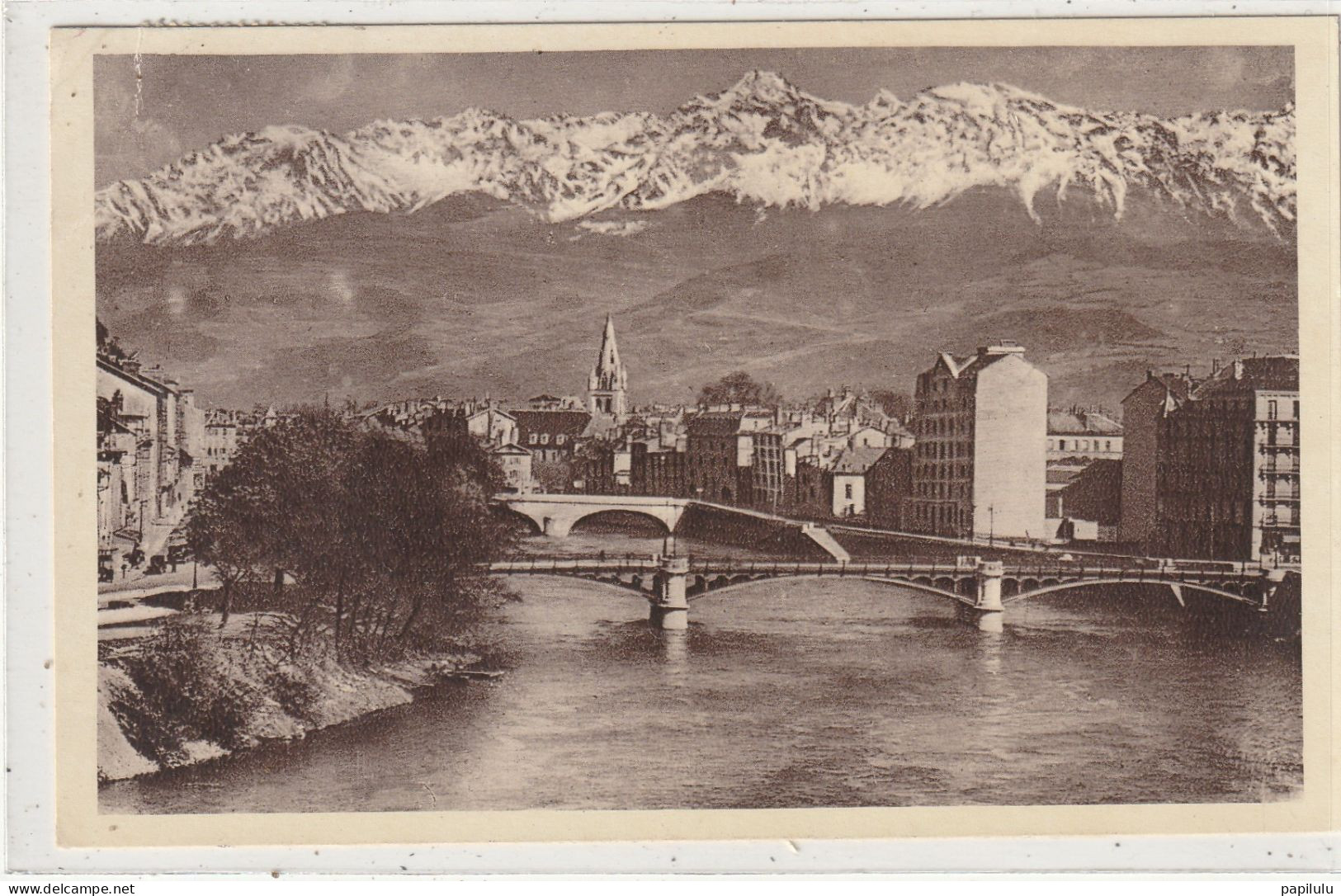 376 DEPT 37 : édit. M Bourcier N° 2 : Grenoble Les Ponts Sur L'Isère Et Las Alpes - Grenoble