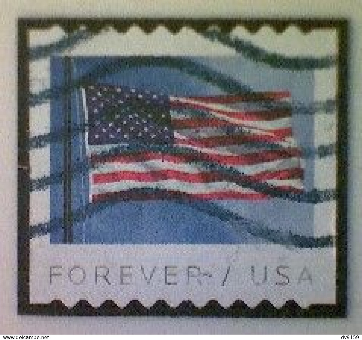 United States, Scott #5342, Used(o) Coil, 2019, Flag Definitive, (55¢) - Gebruikt