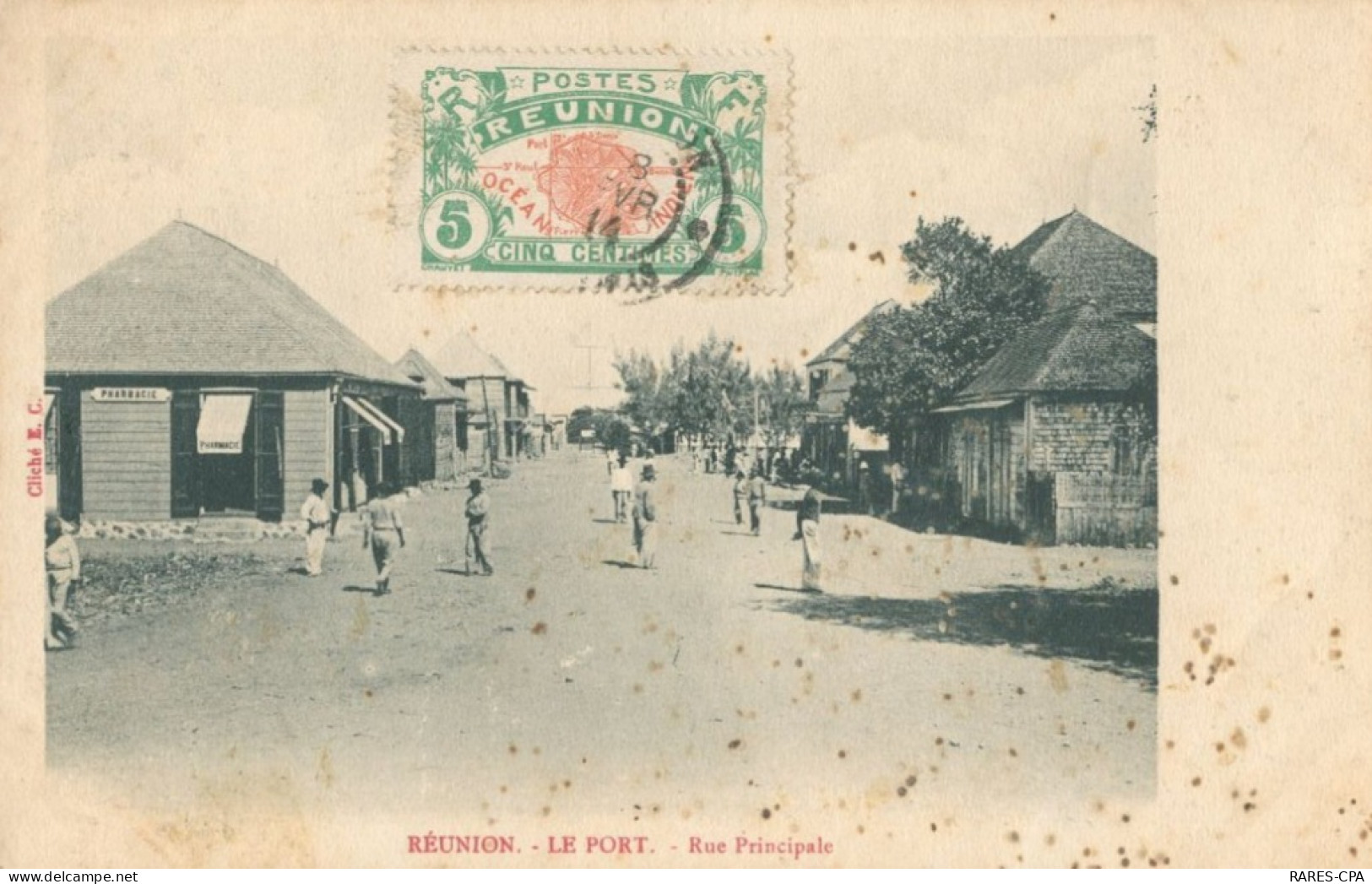 LA REUNION - LE PORT - Rue Principale - ETAT / RARE - Autres & Non Classés