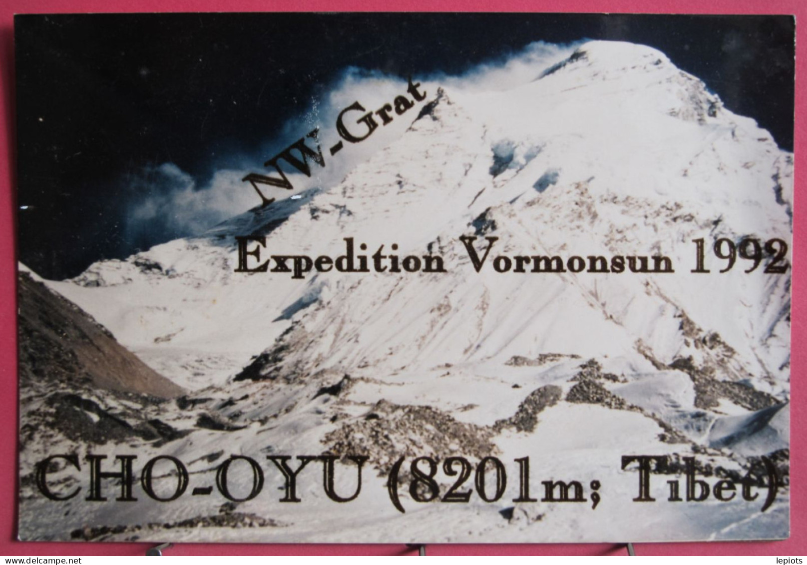Visuel Très Peu Courant - Népal - Expedition Vormonsun 1992 - Cho Oyu - Tibet - Jolis Timbres - Nepal