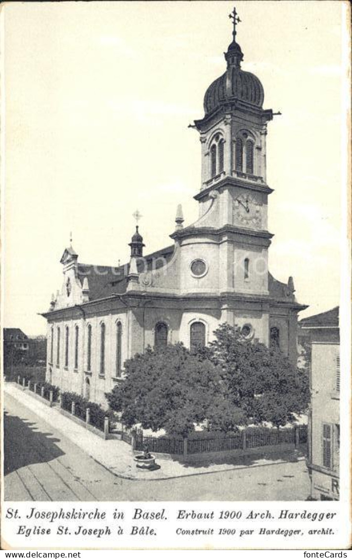 11901493 Basel BS St. Josepskirche Architekt Hardegger Basel BS - Sonstige & Ohne Zuordnung