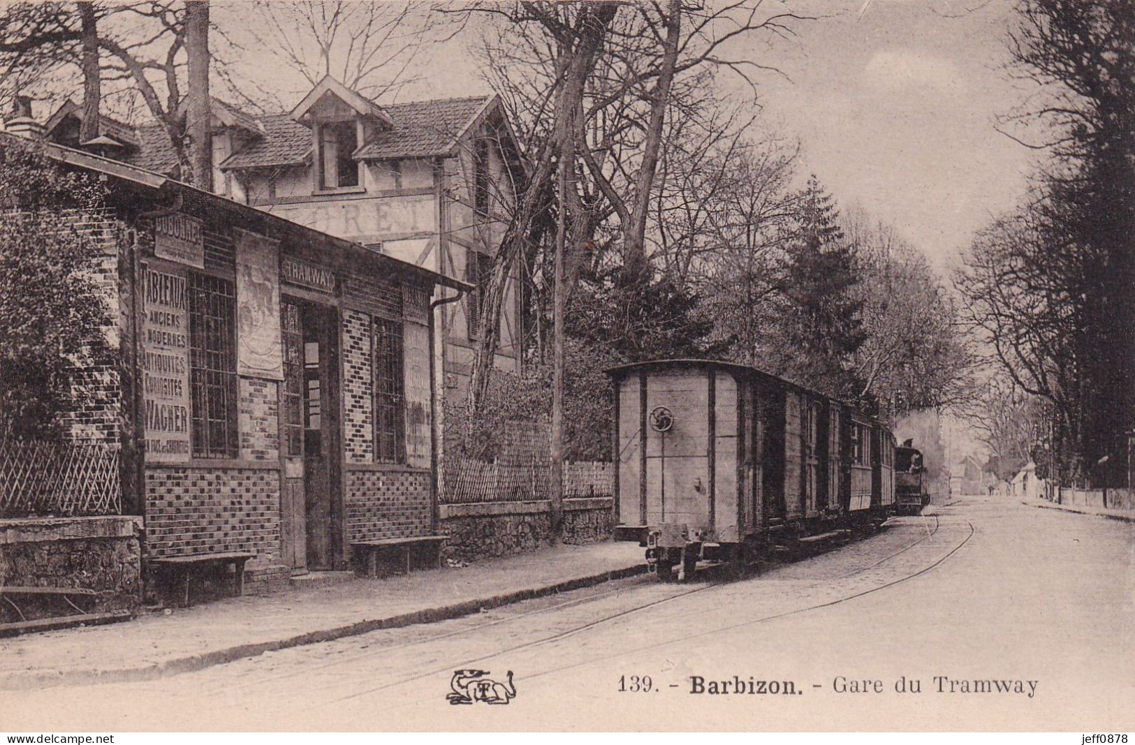 77 - SEINE ET MARNE - BARBIZON - Gare Du Tramway - Très Bon état - Barbizon