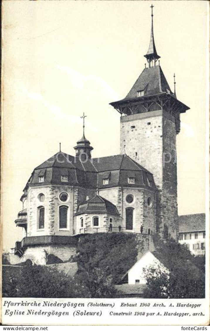 11901480 Niedergoesgen Pfarrkirche Architekt Hardegger Niedergoesgen - Autres & Non Classés