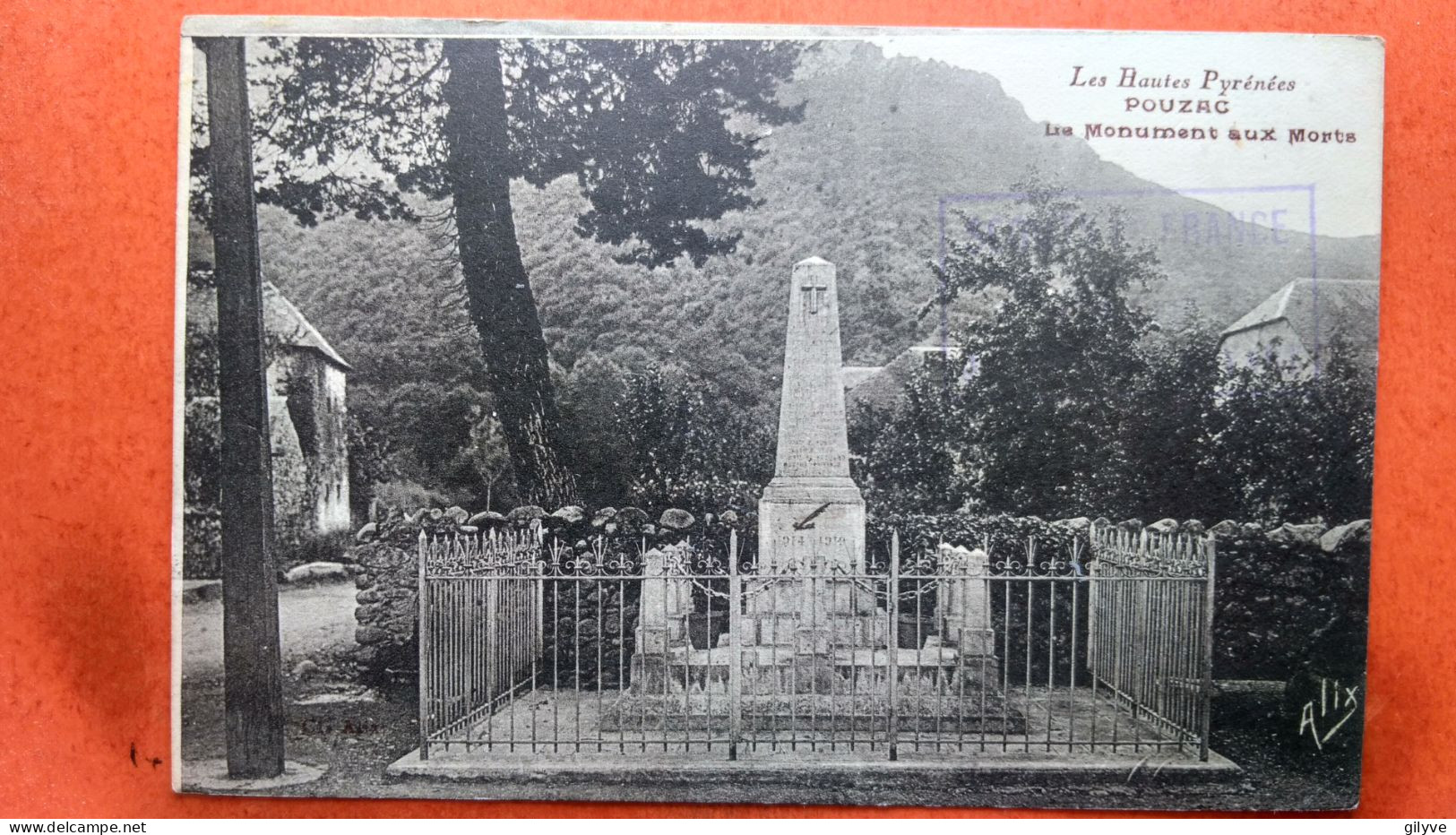 CPA (65) Pouzac.Le Monument Aux Morts.  (7A.438) - Other & Unclassified