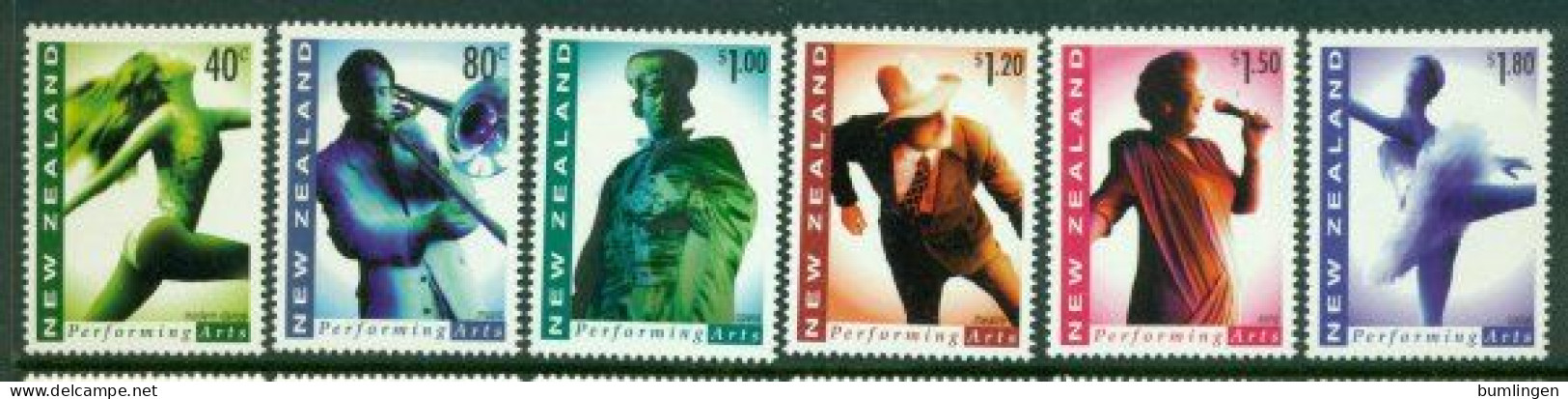 NEW ZEALAND 1998 Mi 1645-50** Performing Art [B1088] - Otros & Sin Clasificación