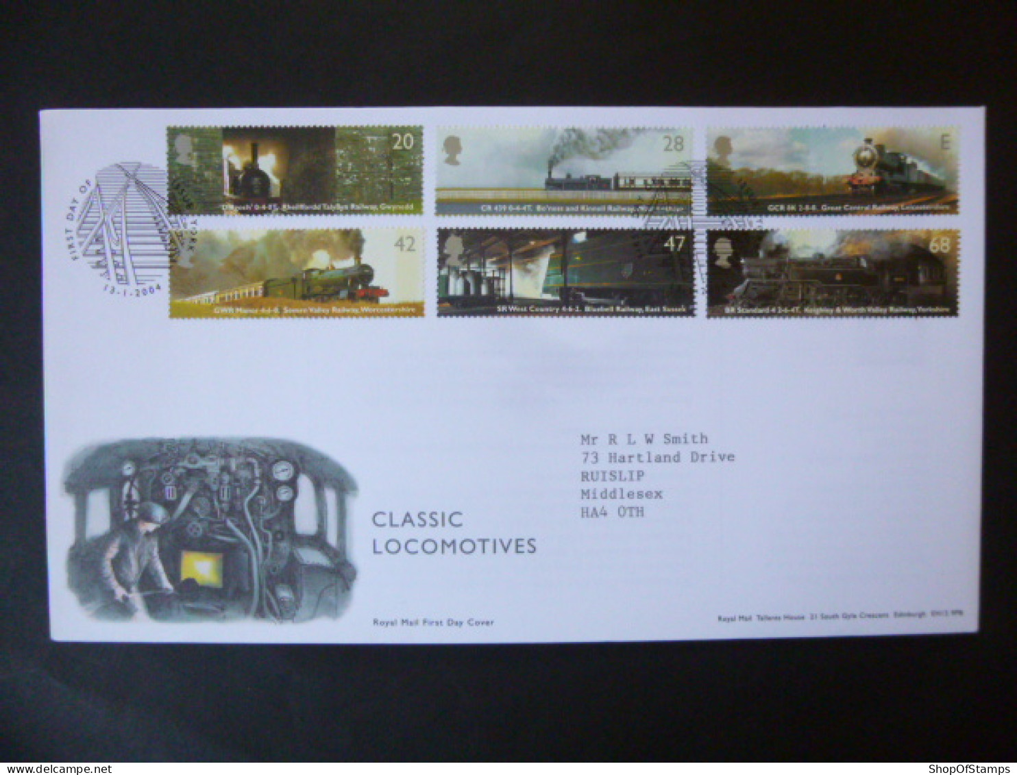 GREAT BRITAIN SG 2417 CLASSIC LOCOMOTIVES FDC YORK - Unclassified