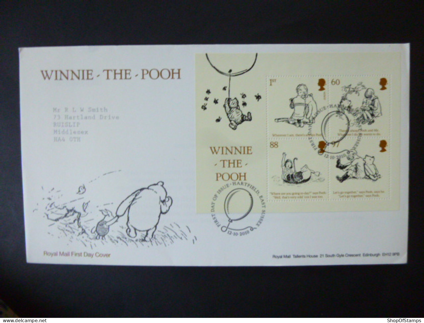 GREAT BRITAIN SG 3127MS CHILDRENS BOOKS FDC HARTFIELD EAST SUSSEX - Zonder Classificatie