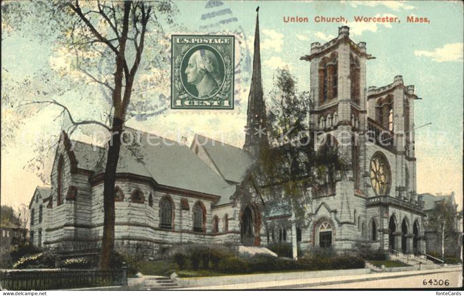 11901009 Worcester_Massachusetts Union Church - Sonstige & Ohne Zuordnung