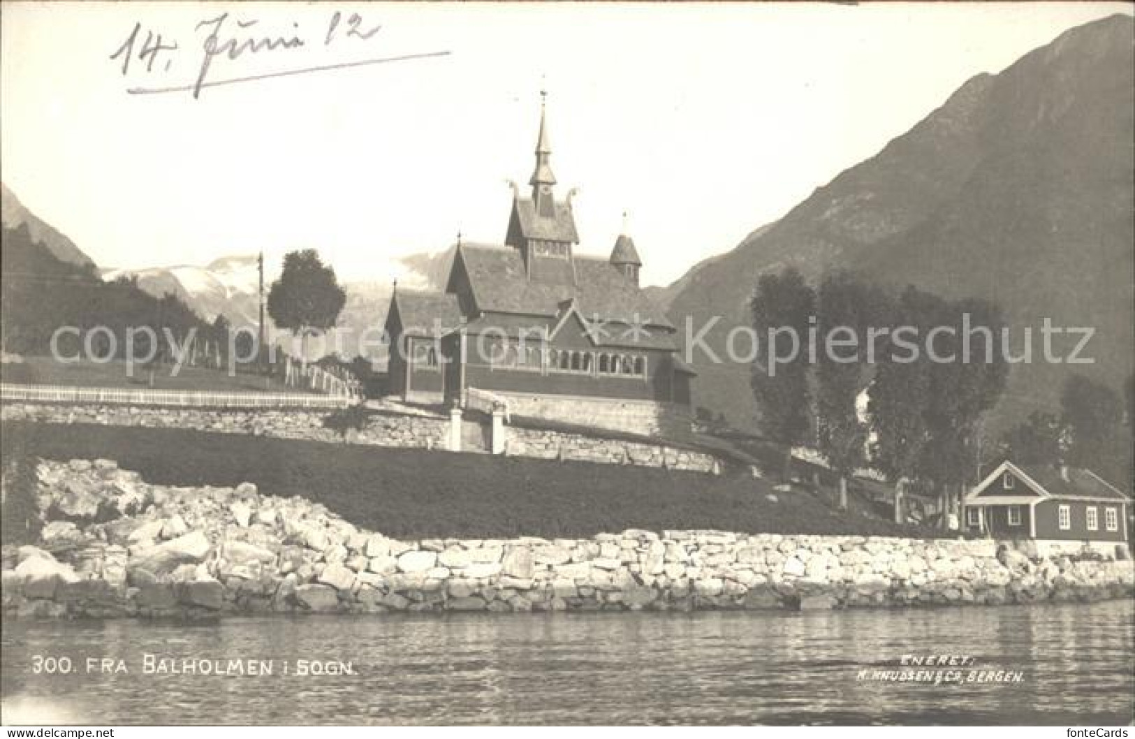 11901005 Balholmen Norwegen Kirche Aalesund - Norvegia