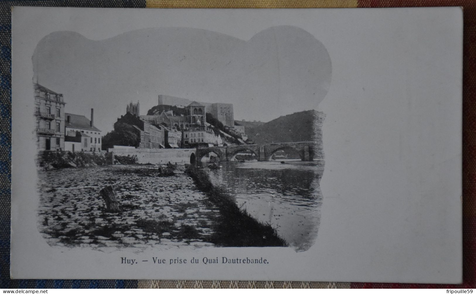 Carte Privée - Huy - Vue Prise Du Quai Doutrebande - 1900 ! J. Collette-Ronchaine - - Huy