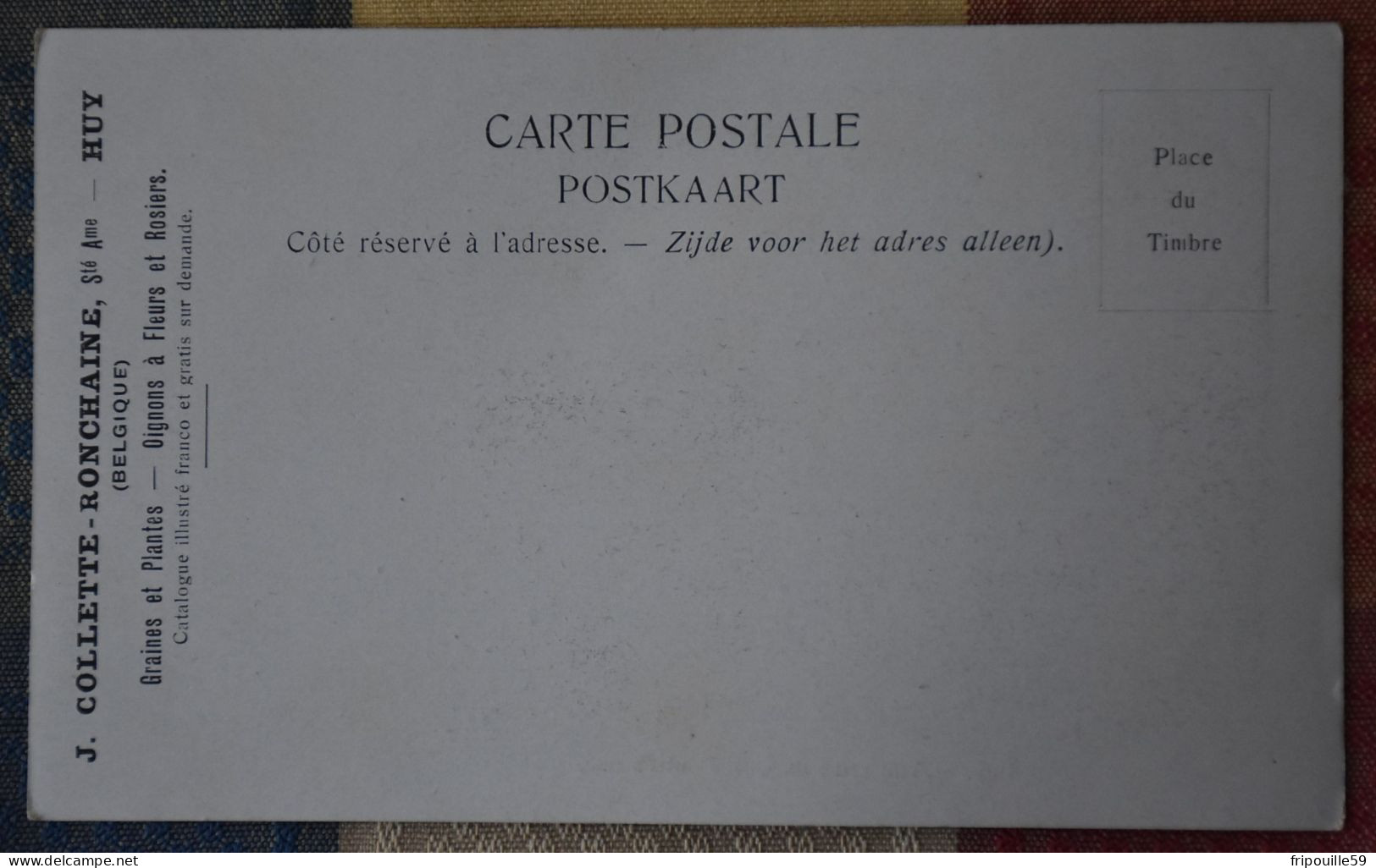 Carte Privée - Huy - Vue Prise Du Quai Doutrebande - 1900 ! J. Collette-Ronchaine - - Hoei