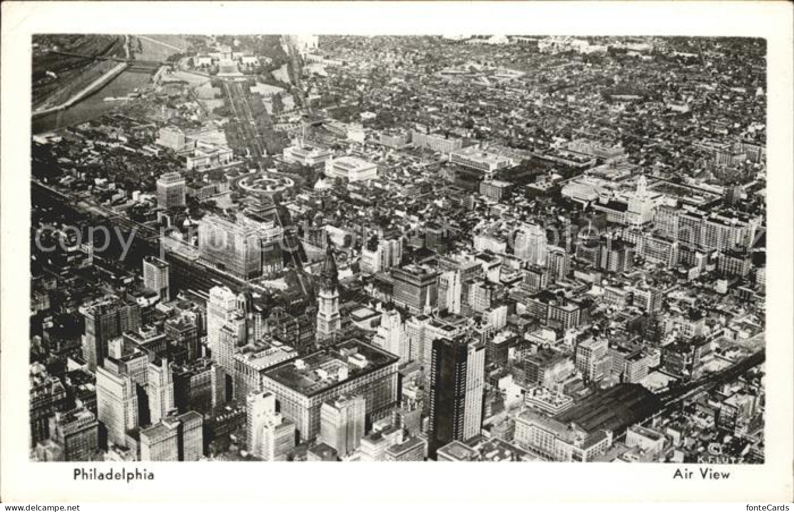 11900990 Philadelphia Pennsylvania Benjamin Franklin Parkway Center Air View Phi - Sonstige & Ohne Zuordnung