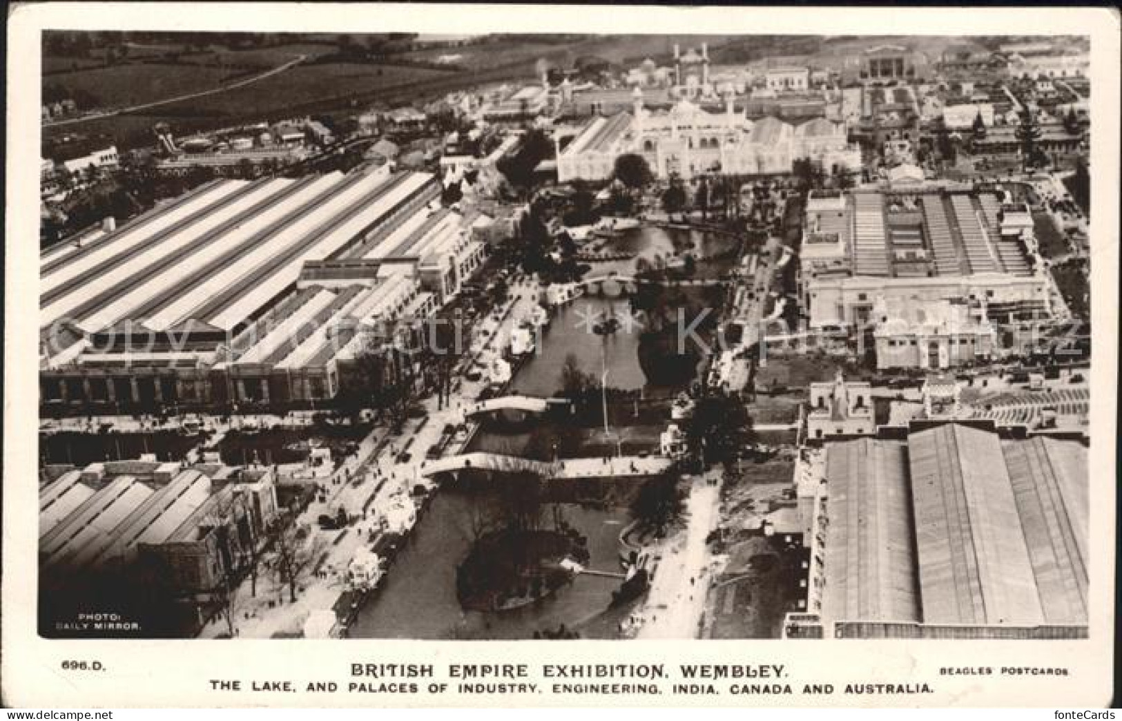 11900934 Wembley British Empire Exhibition Aerial View - Otros & Sin Clasificación