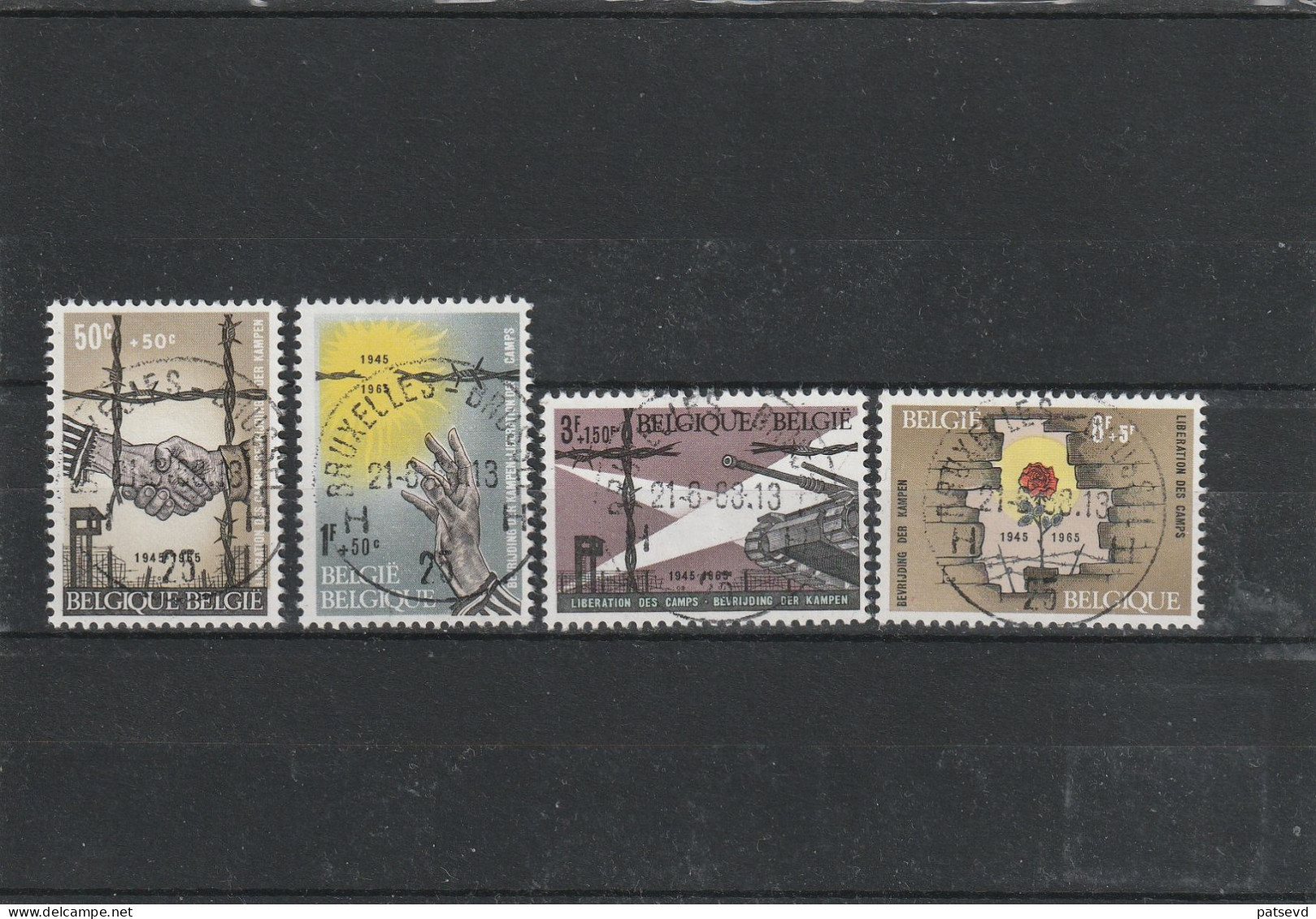 1329/1332 Bevrijding Der Kampen Oblit/gestp Centrale - Used Stamps