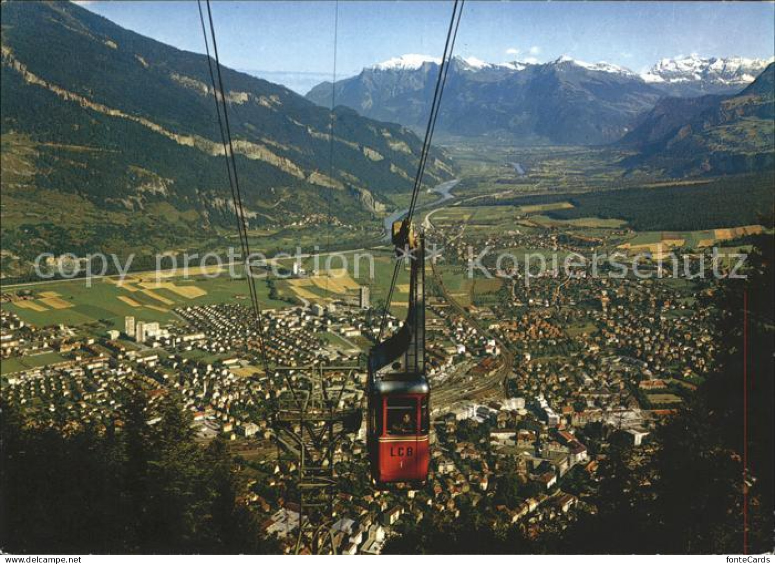 11899932 Chur GR Luftseilbahn Brambr?esch Gegen Herrschaft Und Scesaplana Chur - Other & Unclassified