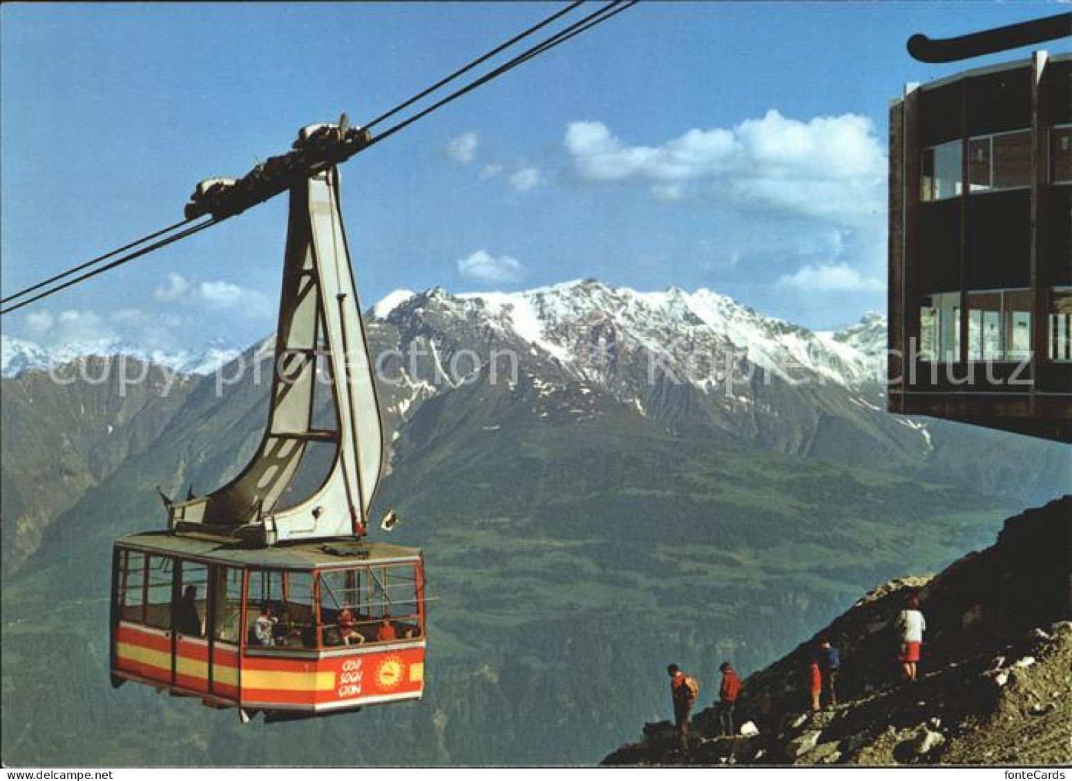 11899864 Laax Flims Crap S. Gion Luftseilbahn Panorama Restaurant Signina Laax - Other & Unclassified