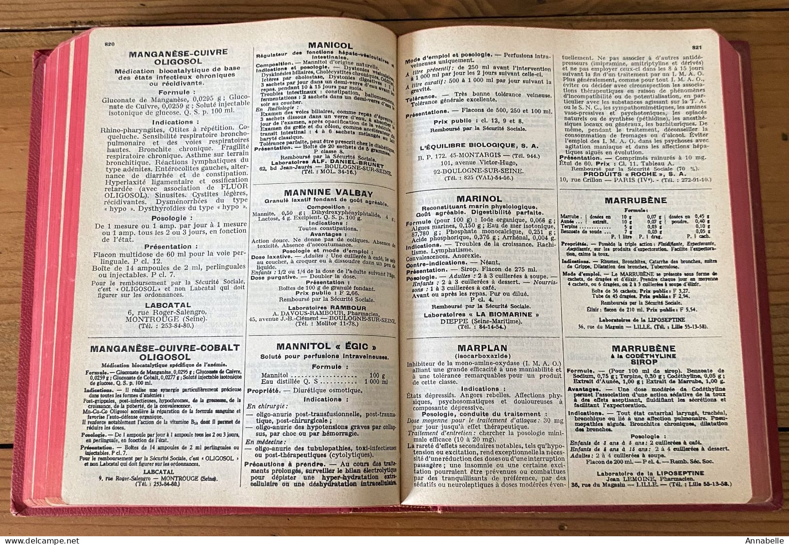 Dictionnaire Vidal (1967) - Dictionaries