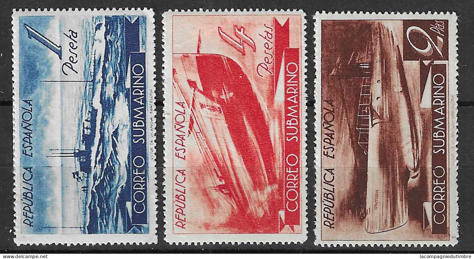 Espagne YT N° 624/626 Neufs *. TB - Unused Stamps