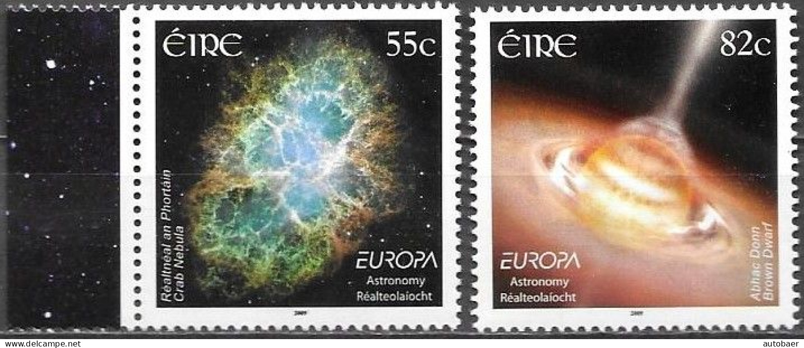 Ireland Irlande Eire Irland 2009 Europa Cept Astronomy Mi. 1891-92 MNH Neuf Postfrisch ** - 2009