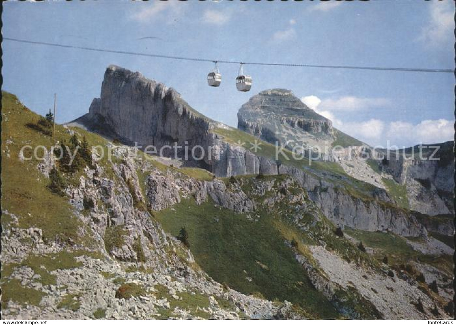 11899800 Leysin La Berneuse Tours D Ai Et De Mayen Bergbahn Leysin - Other & Unclassified