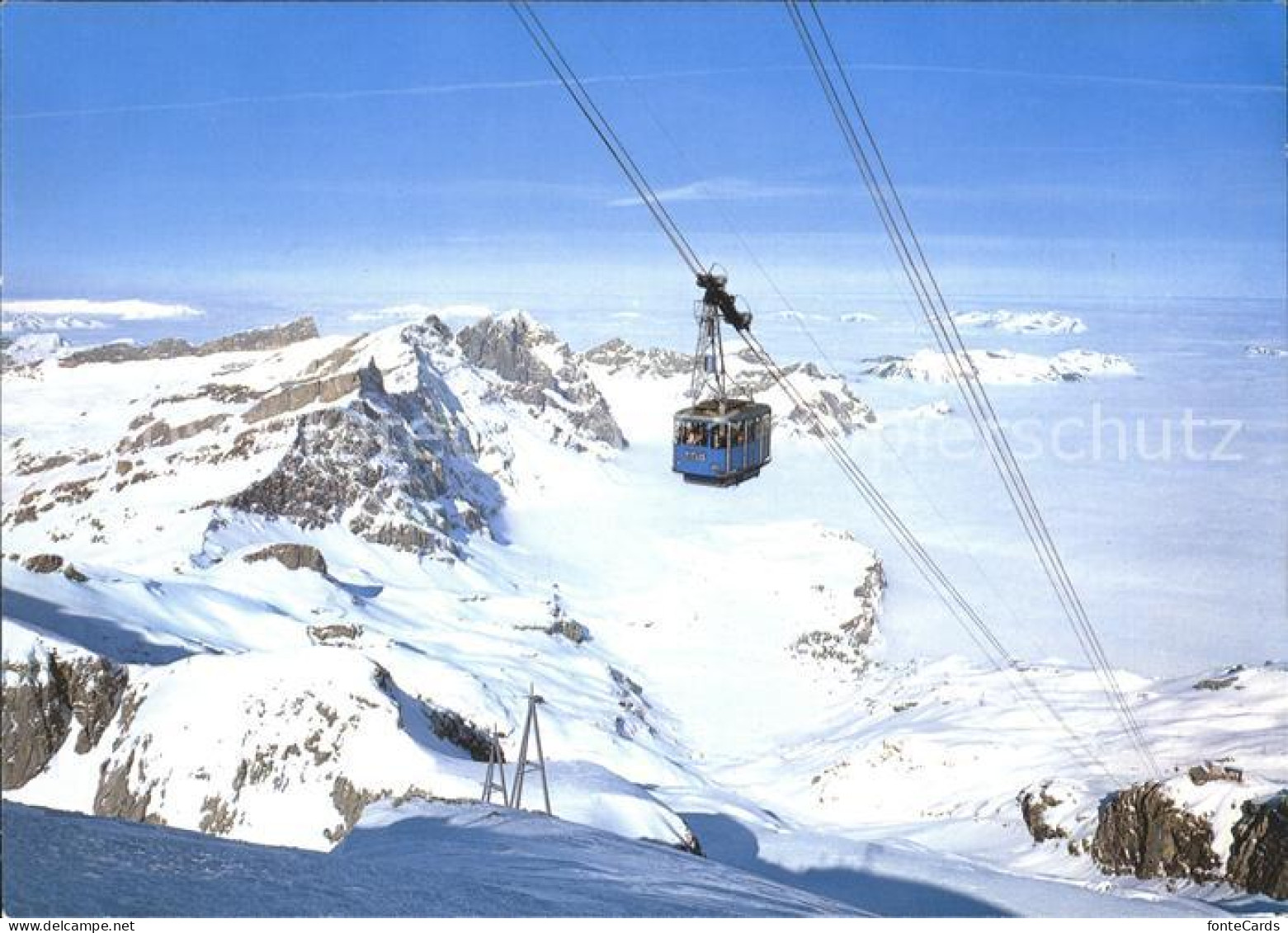 11899430 Engelberg OW Gipfelstation Kleintitlis Seilbahn Wintersportplatz Engelb - Other & Unclassified