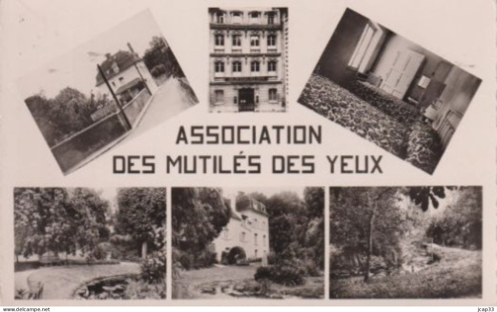 75 PARIS 17°  -  ASSOCIATION DES MUTILES DES YEUX  -  MULTIVUES  -  CPSM PF  - - District 17