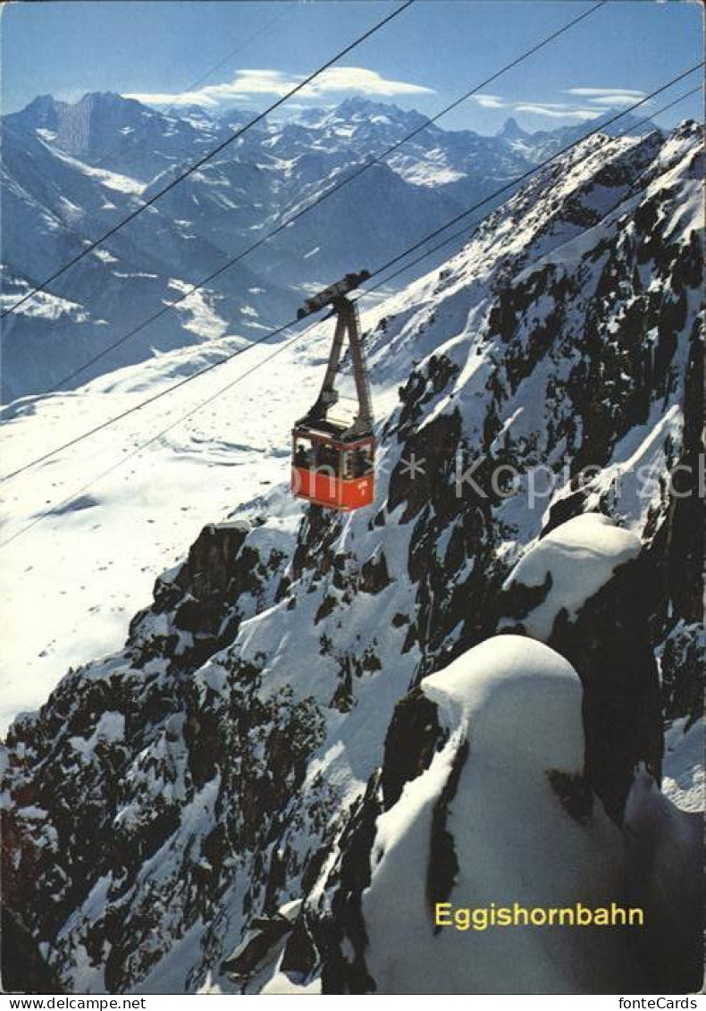 11899383 Fiesch Eggishornbahn Bergbahn Fletschhorn Dom Matterhorn Weisshorn Alpe - Other & Unclassified