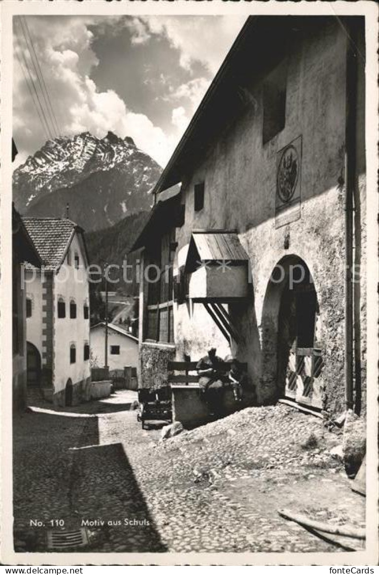 11897628 Schuls GR Strassenansicht Scuol - Other & Unclassified