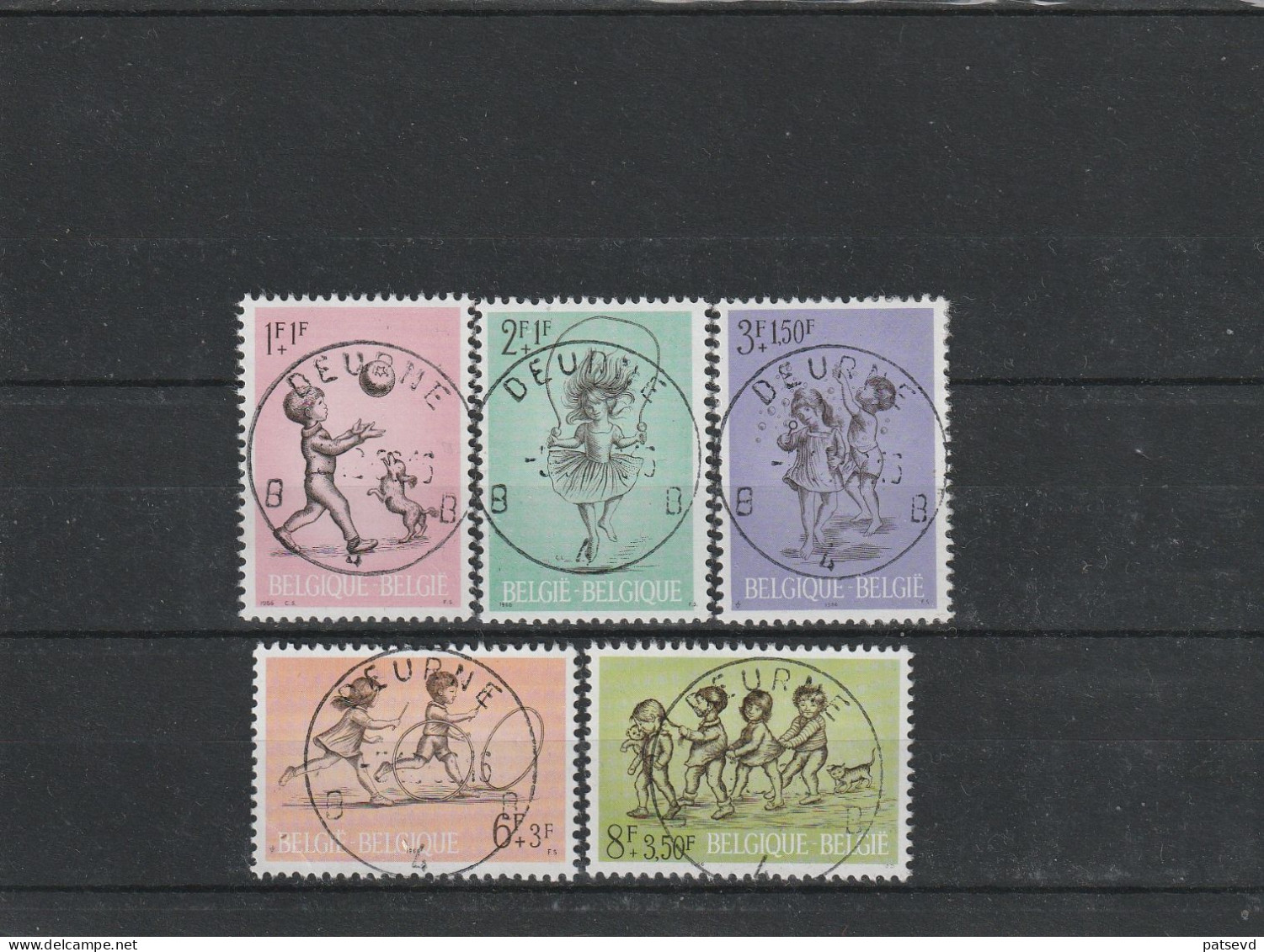 1399/1403 Jeux-D'Enfants /Kinderspelen Oblit/gestp Centrale - Used Stamps