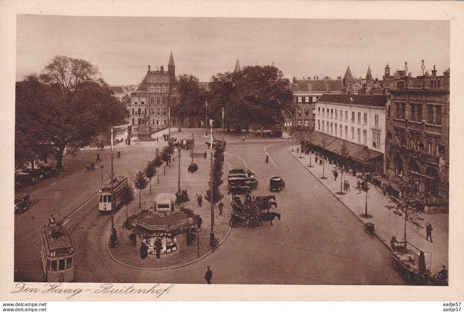 Netherlands Pays Bas Den Haag Buitenhof Tramway - Tranvía