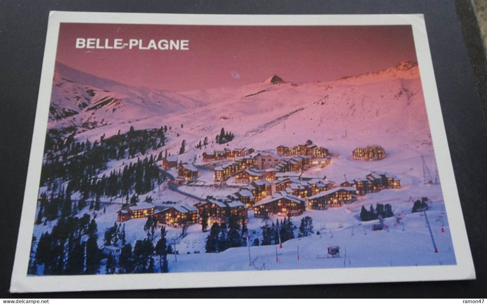 Belle-Plagne - La Station Au Coucher De Soleil - Edition Photo J.P. Francos, Annecy - Andere & Zonder Classificatie