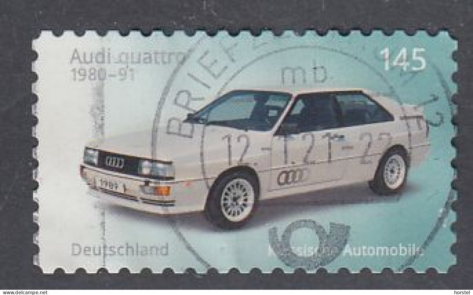 Deutschland Mi 3379  Classic Cars - Deutsche Automobile - Audi Quattro (1989) - Oblitérés