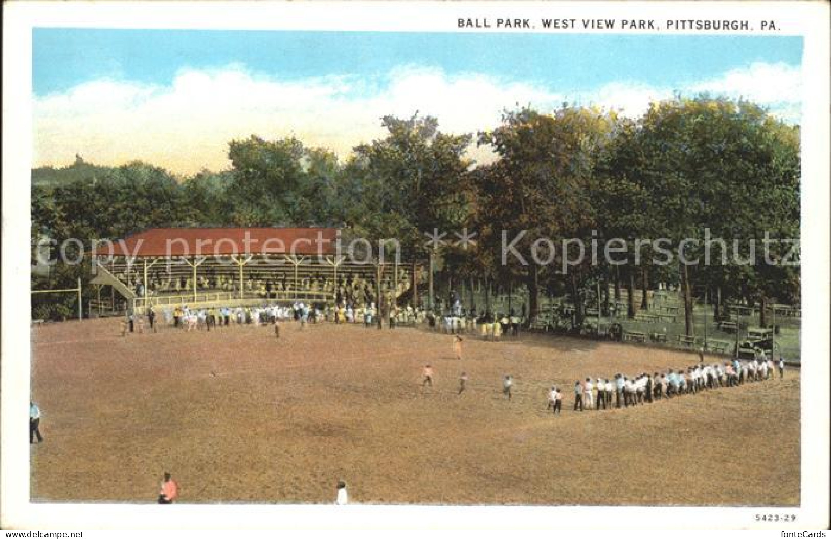 11897343 Pittsburgh Ball Park West View Park Pittsburgh - Otros & Sin Clasificación