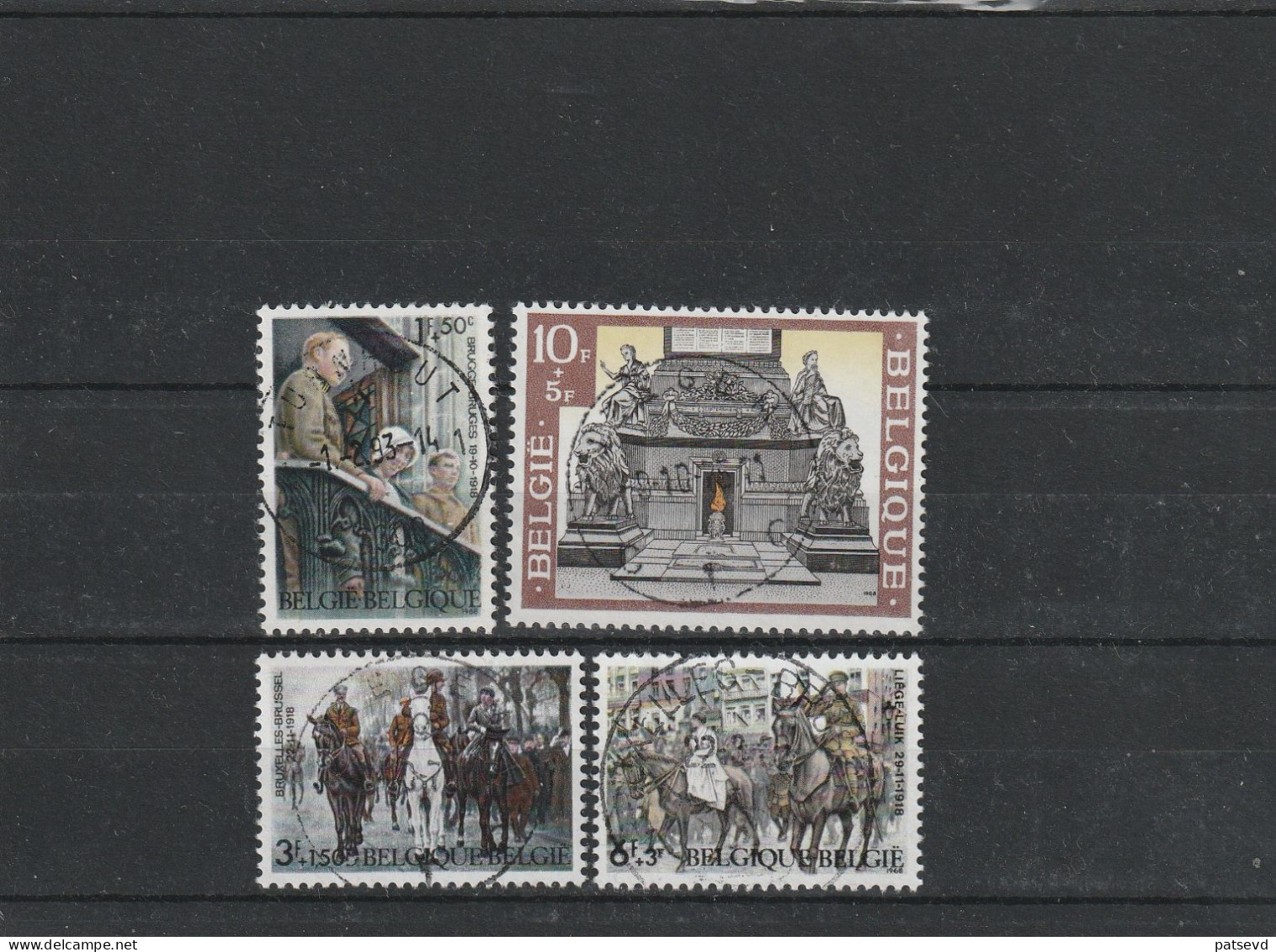 1474/1477 Patriotique/ Patriotische Serie Oblit/gestp Centrale - Used Stamps