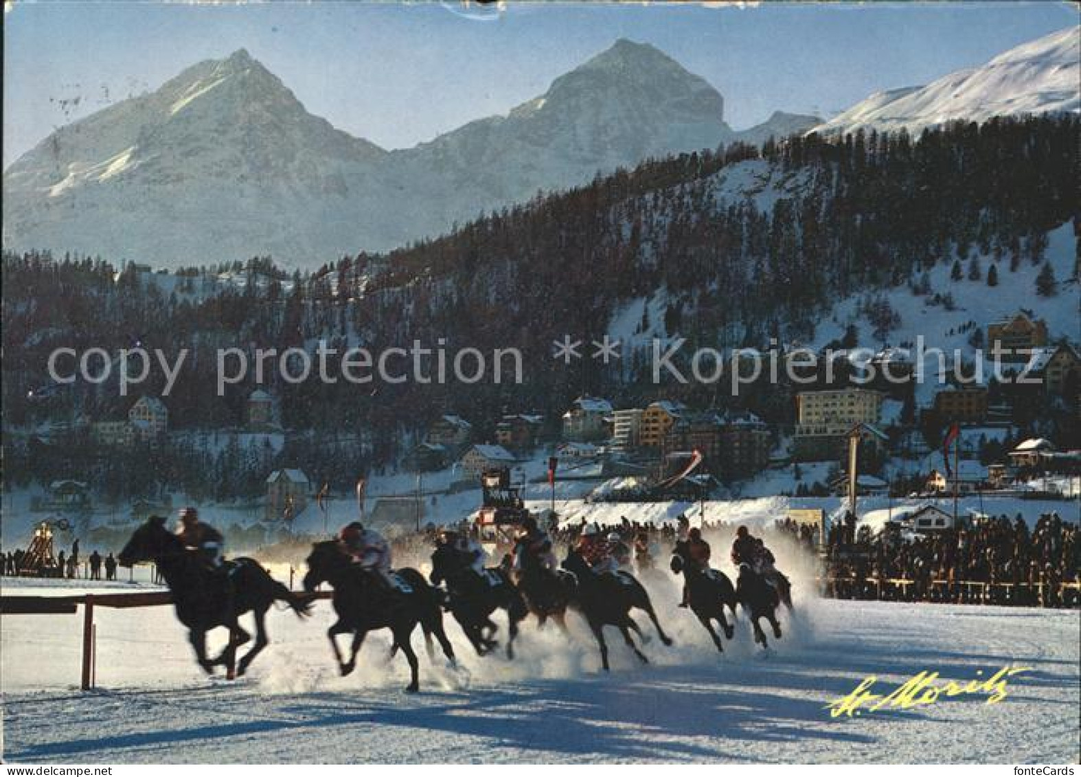 11896892 St Moritz GR Pferderennen Auf Dem St Moritzer See St. Moritz - Other & Unclassified