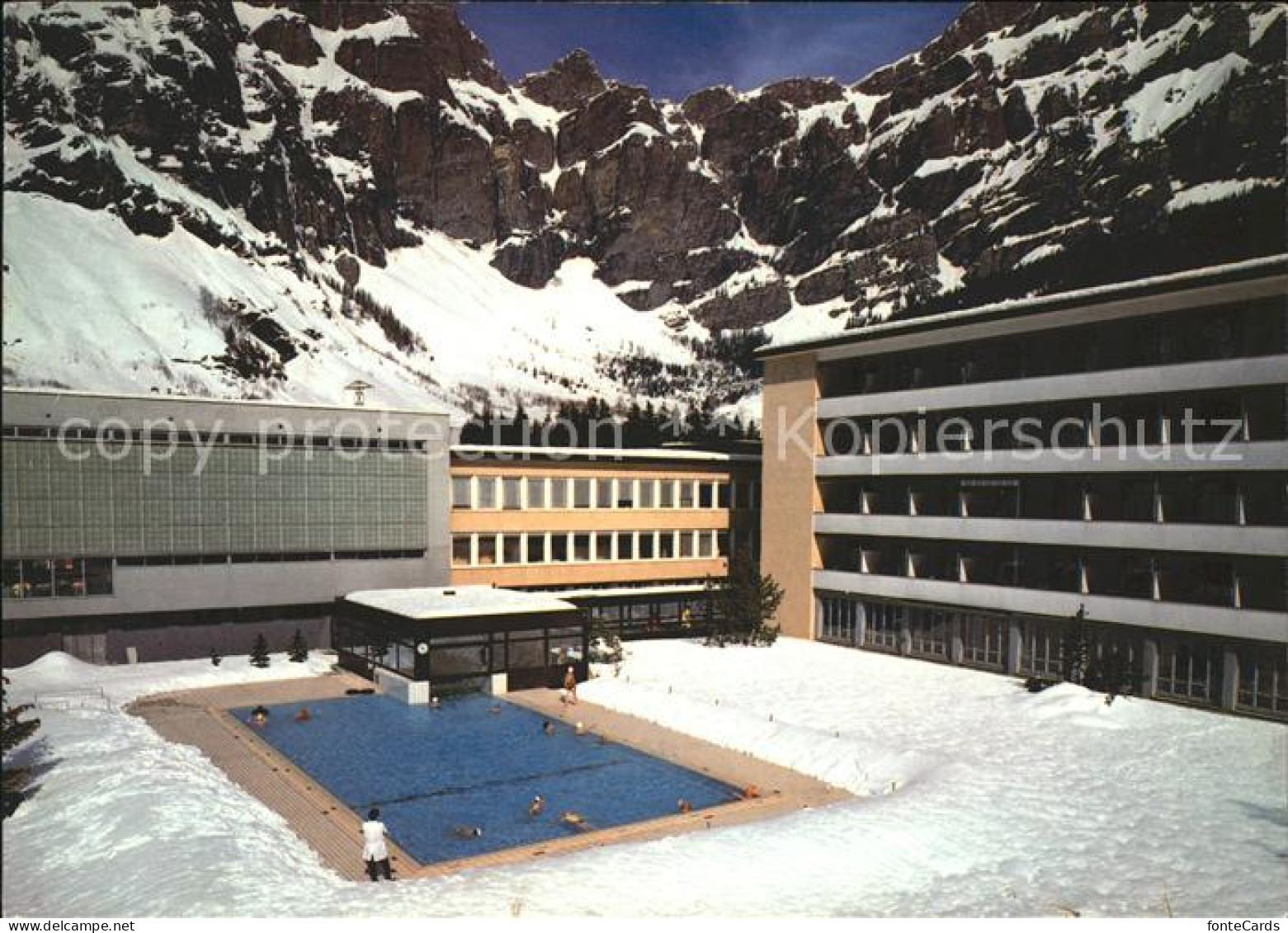 11896883 Leukerbad Rheumaklinik Mit Thermal Aussenbad Und Gemmipass Leukerbad - Other & Unclassified