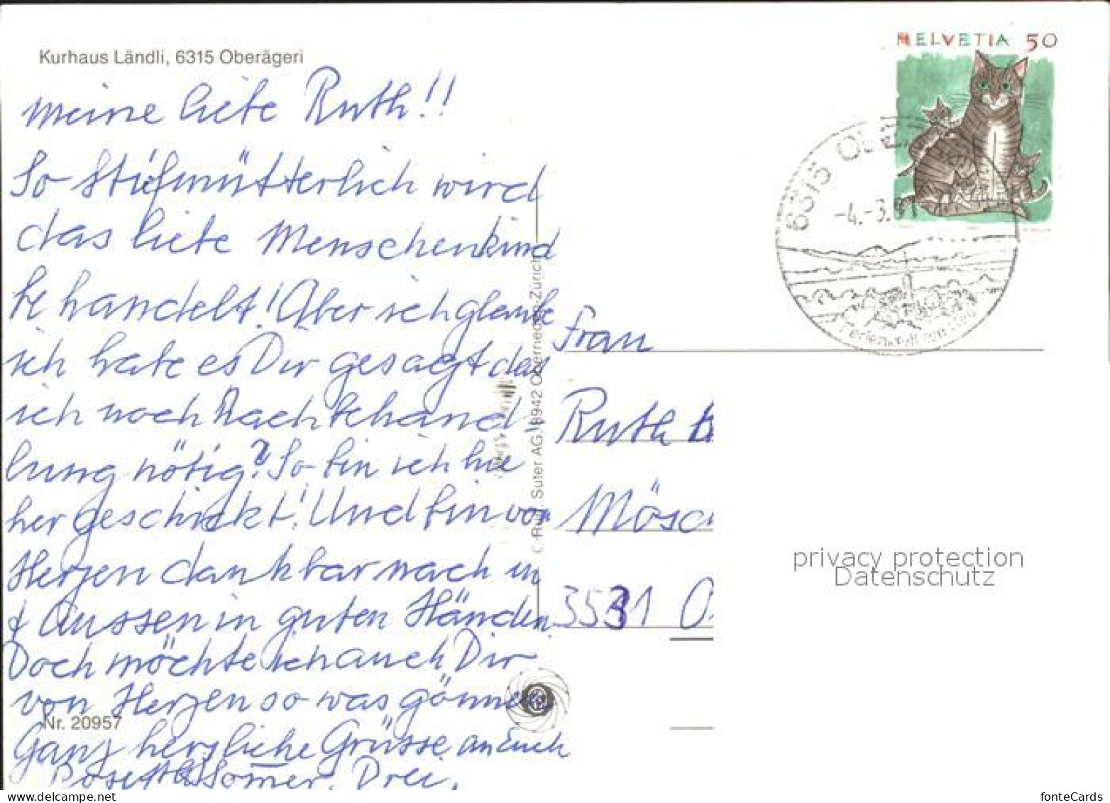 11896874 Oberaegeri Kurhaus Laendli Oberaegeri - Other & Unclassified