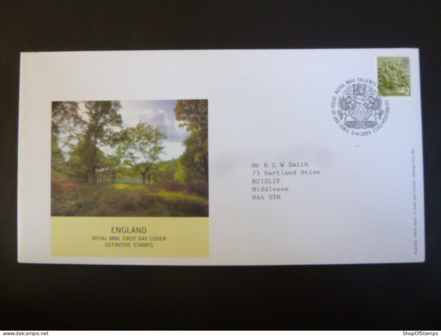 GREAT BRITAIN SG EN10 FDC ROYAL MAIL TALENT HOUSE EDINBURGH - Emisiones Locales