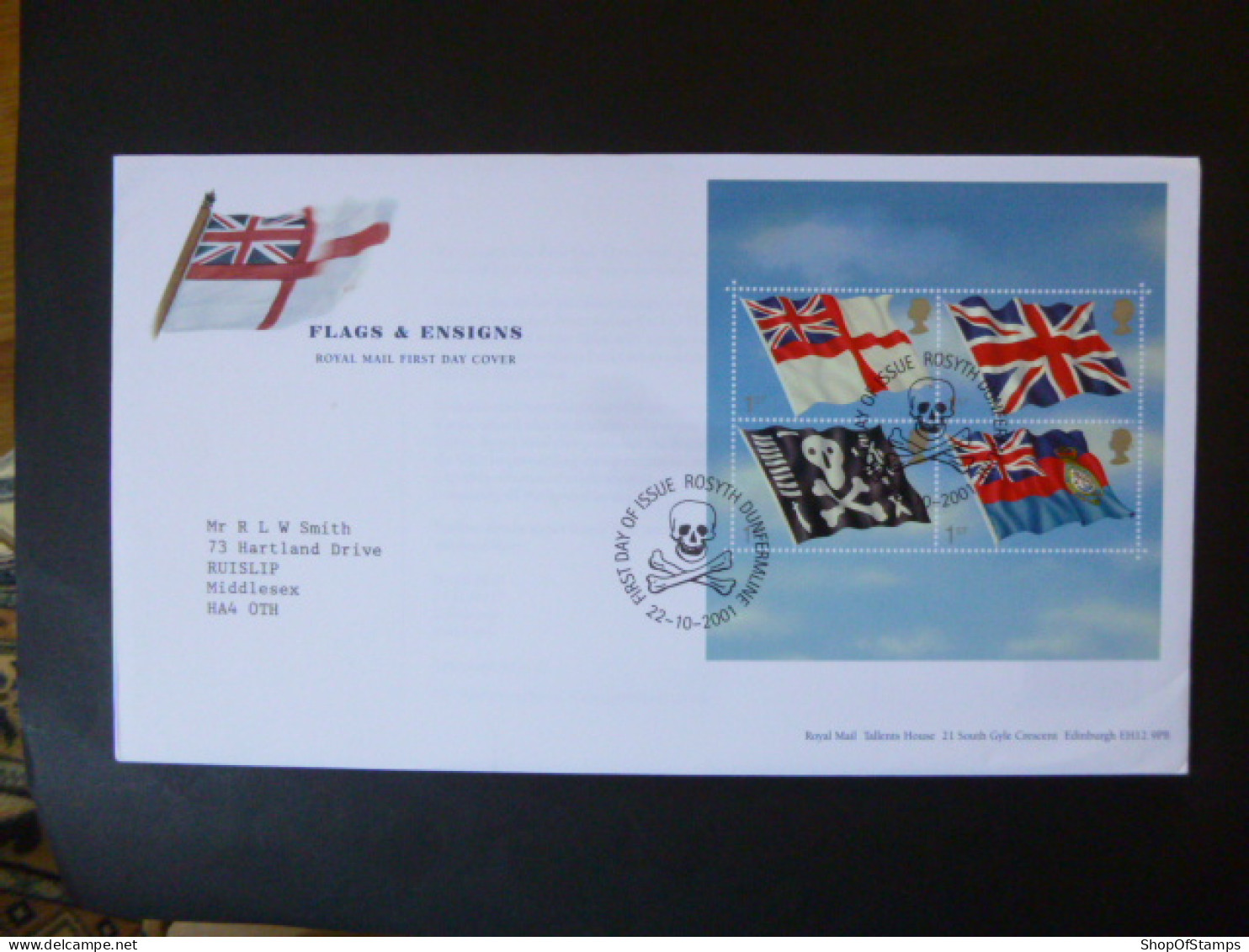 GREAT BRITAIN SG 2206MS CENTENARY OF ROYAL NAVY SUBMARINES SERVICE FDC ROSYTH DUNFERMLINE - Zonder Classificatie
