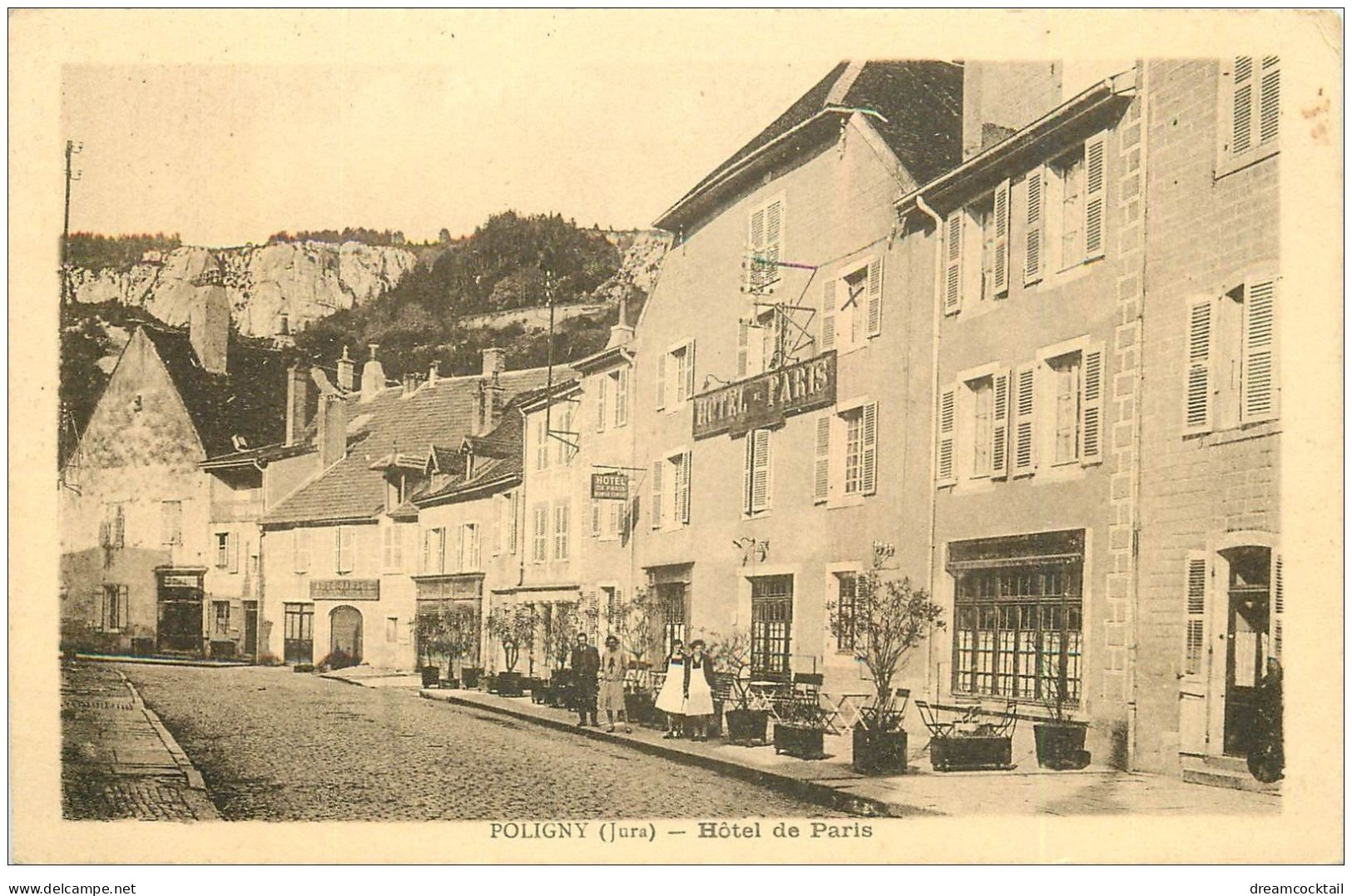 39 POLIGNY. Hôtel De Paris 1936 - Poligny