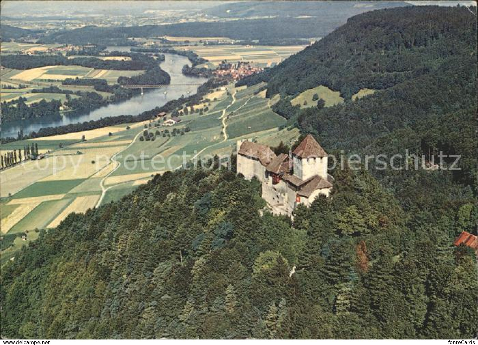 11896813 Stein Rhein Burg Hohenklingen Fliegeraufnahme Stein Am Rhein - Andere & Zonder Classificatie