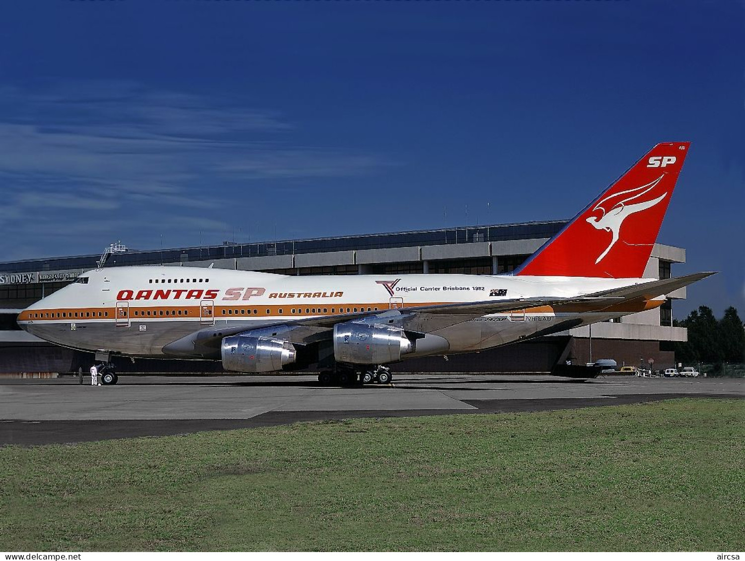 Aviation Postcard-WGA-1487 QANTAS AUSTRALIA Boeing 747SP - 1946-....: Era Moderna