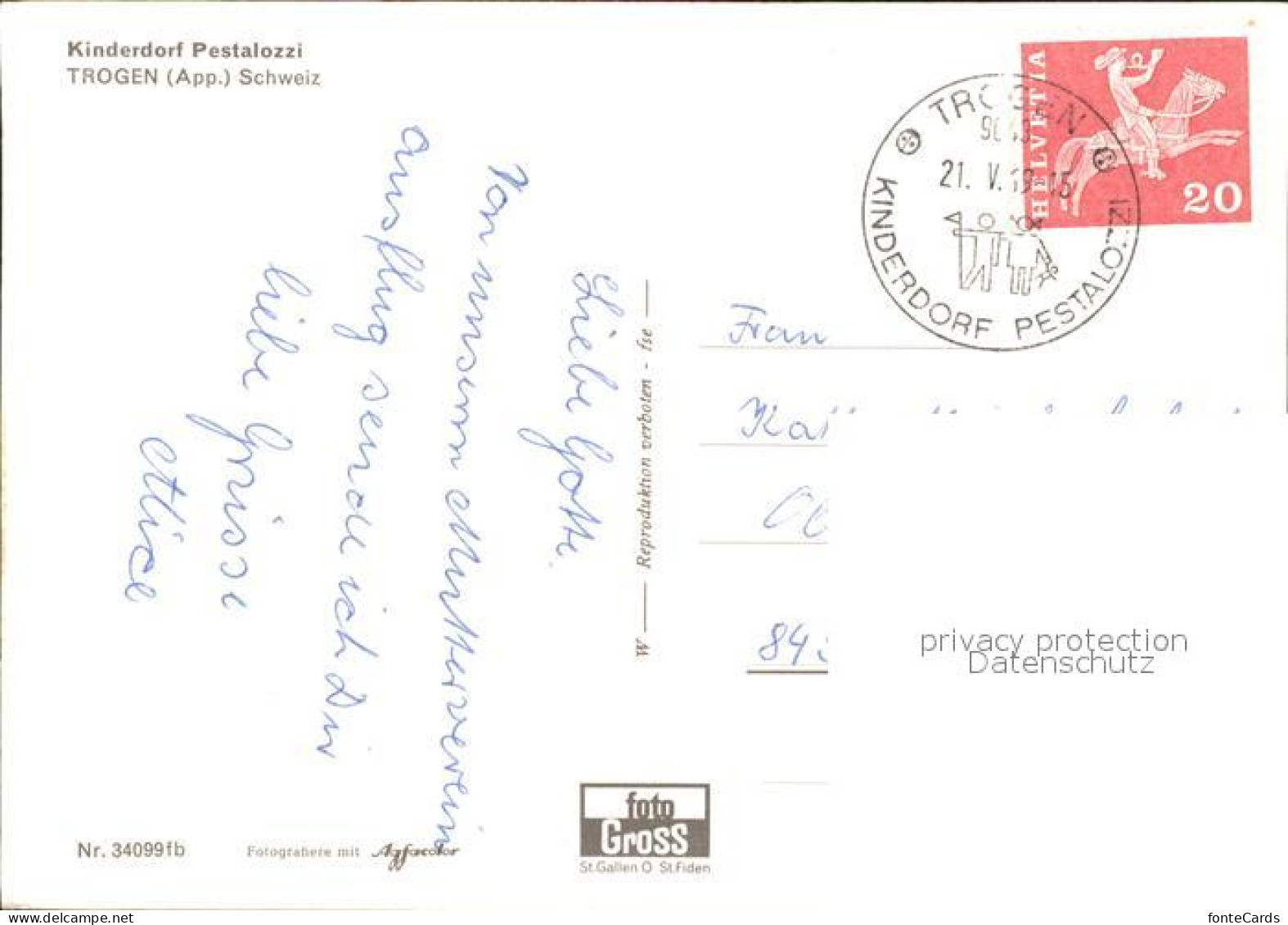 11896808 Trogen AR Kinderdorf Pestalozzi Trogen - Other & Unclassified