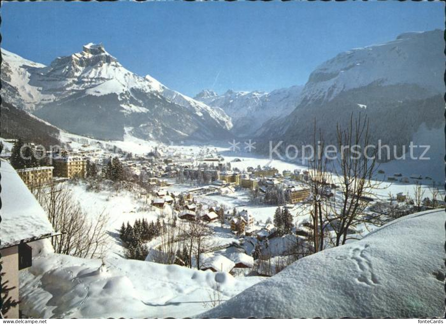 11896782 Engelberg OW Mit Hahnen Spannoerter Und Titlis Engelberg - Otros & Sin Clasificación