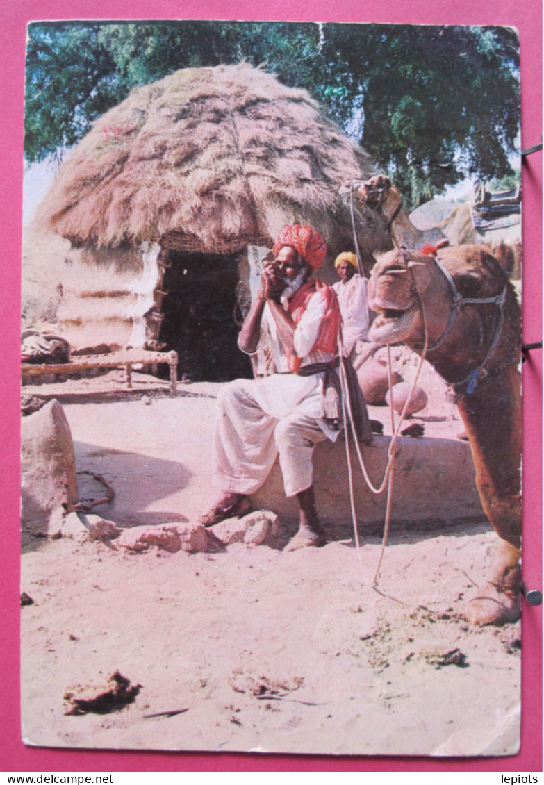 Inde - Rajasthan - Domestic House In The Desert - Jolis Timbres - Inde